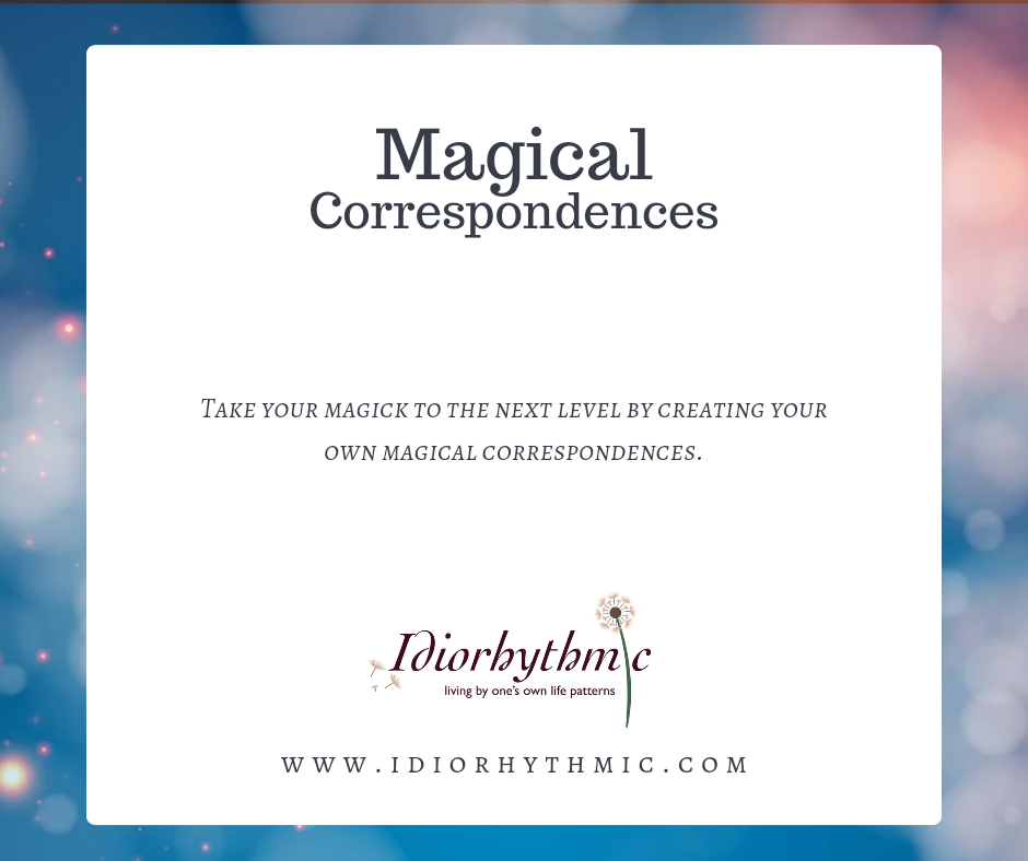 Creating Your Own Magickal Correspondences